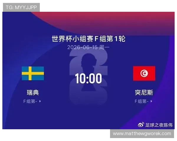 世界杯瑞典对突尼斯阵容预测:预计首发球员和比赛关键战术分析